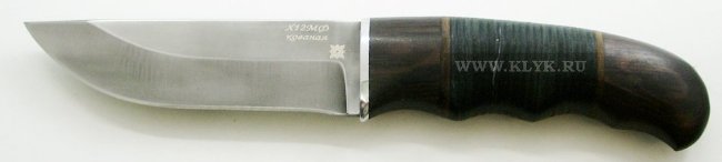 Нож Егерь (сталь Х12МФ, граб, кожа)