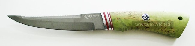 Нож Рыбак-2 (булатная сталь, карельская береза)